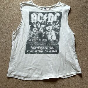 Junk food, AC/DC sleeveless shirt
